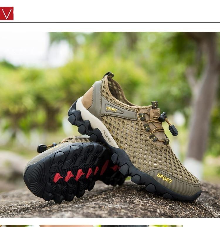 Men’s Quick-Dry Water Shoes – Non-Slip Beach & Hiking Sneakers