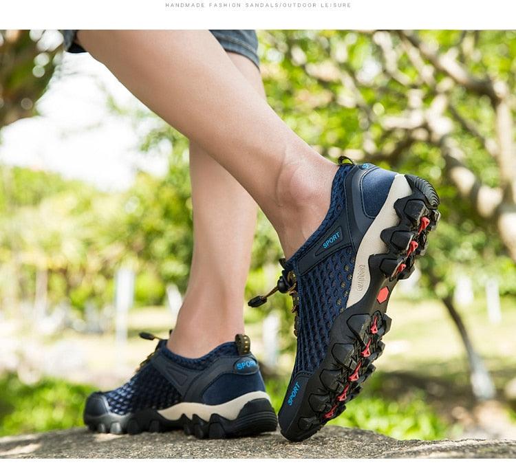 Men’s Quick-Dry Water Shoes – Non-Slip Beach & Hiking Sneakers
