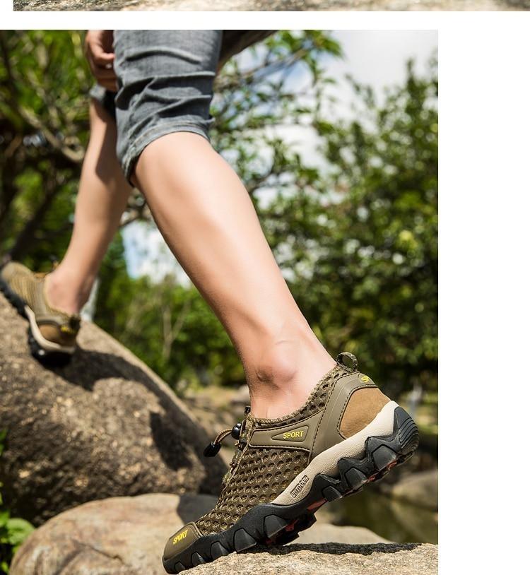 Men’s Quick-Dry Water Shoes – Non-Slip Beach & Hiking Sneakers