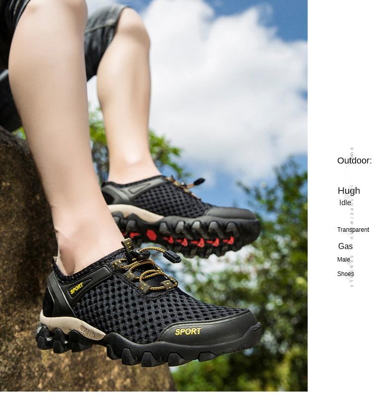 Men’s Quick-Dry Water Shoes – Non-Slip Beach & Hiking Sneakers