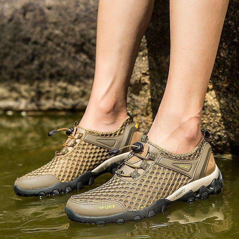 Men’s Quick-Dry Water Shoes – Non-Slip Beach & Hiking Sneakers