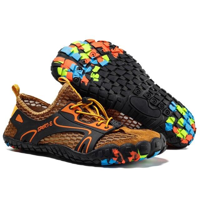 Men’s Quick-Dry Water Shoes – Non-Slip Beach & Hiking Sneakers