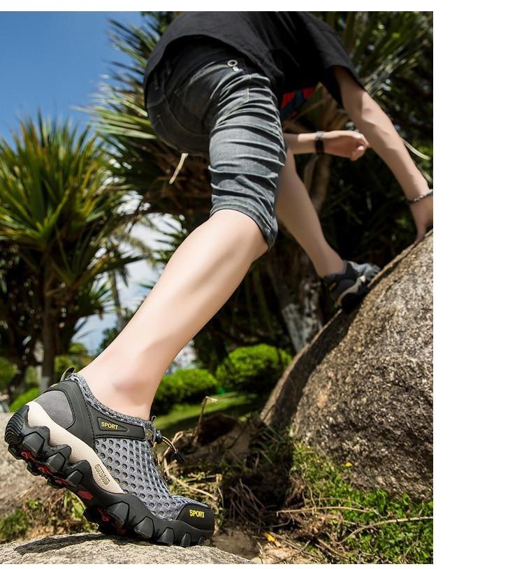 Men’s Quick-Dry Water Shoes – Non-Slip Beach & Hiking Sneakers