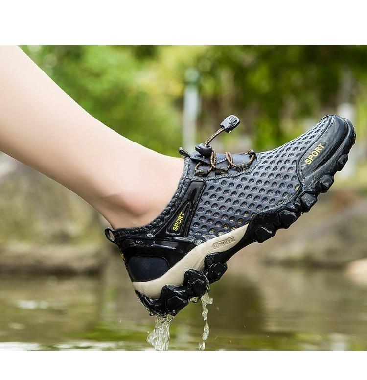 Men’s Quick-Dry Water Shoes – Non-Slip Beach & Hiking Sneakers