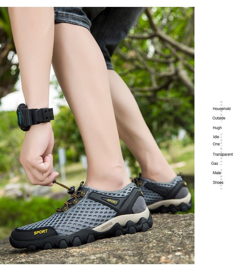 Men’s Quick-Dry Water Shoes – Non-Slip Beach & Hiking Sneakers