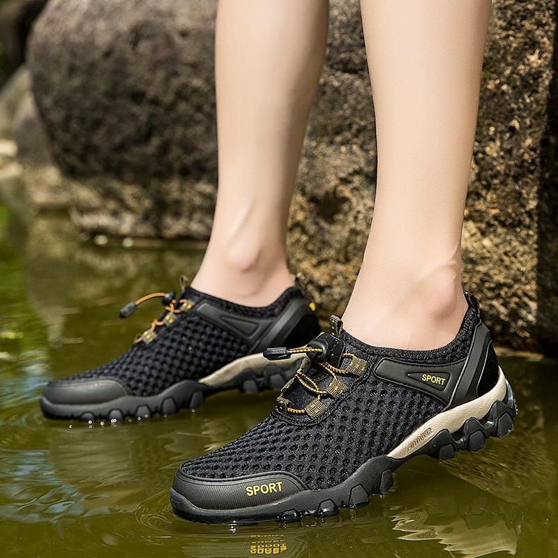 Men’s Quick-Dry Water Shoes – Non-Slip Beach & Hiking Sneakers