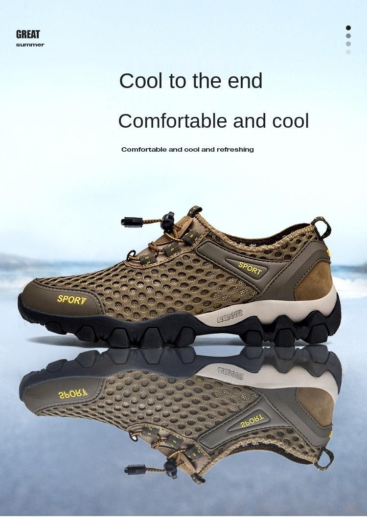Men’s Quick-Dry Water Shoes – Non-Slip Beach & Hiking Sneakers