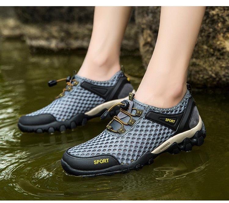 Men’s Quick-Dry Water Shoes – Non-Slip Beach & Hiking Sneakers