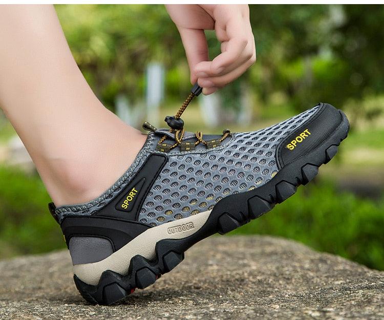 Men’s Quick-Dry Water Shoes – Non-Slip Beach & Hiking Sneakers