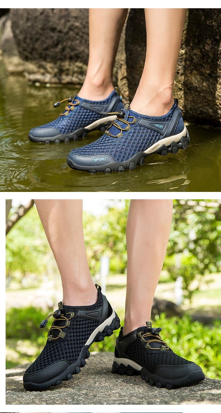 Men’s Quick-Dry Water Shoes – Non-Slip Beach & Hiking Sneakers