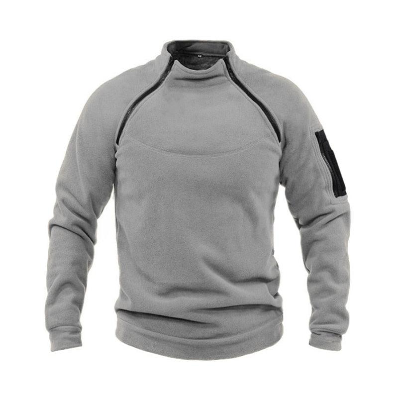 Men’s Tactical Fleece Jacket – Lightweight Windproof Outdoor Coat