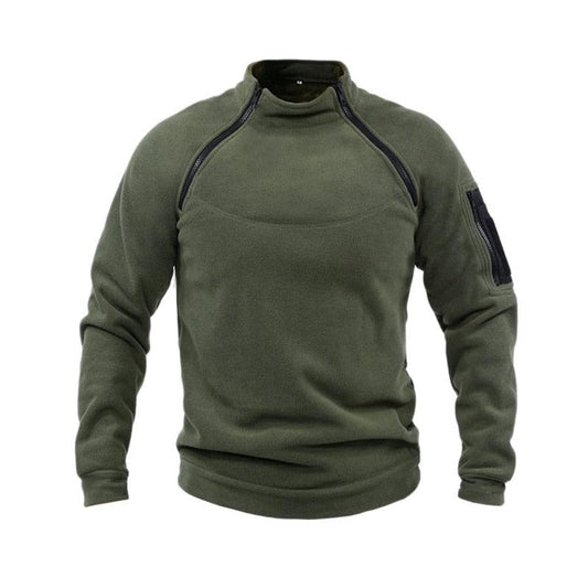 Men’s Tactical Fleece Jacket – Lightweight Windproof Outdoor Coat