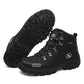 Men’s Waterproof Tactical Hiking Boots – Fur-Lined Winter Shoes