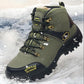 Men’s Waterproof Tactical Hiking Boots – Fur-Lined Winter Shoes