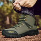 Men’s Waterproof Tactical Hiking Boots – Fur-Lined Winter Shoes