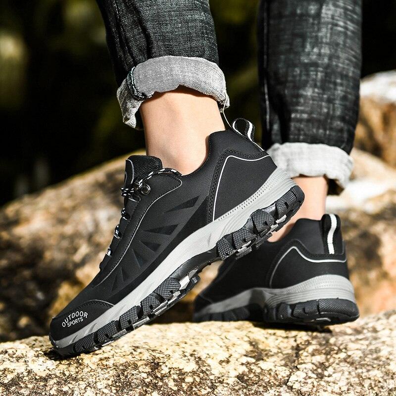 Men’s Waterproof Hiking Boots – Lightweight Non-Slip Outdoor Shoes
