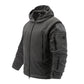 Men’s Tactical Fleece Jacket – Hooded Lightweight Thermal Coat