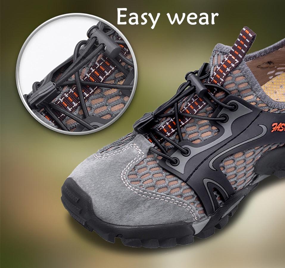 Quick Dry Men's Water Shoes Slip On Barefoot Beach Sneakers