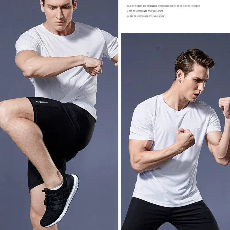 Men's Quick Dry Compression Fitness T-Shirt'