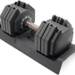 Adjustable Dumbbell with Rotating Handle for Weight Lifting and Fitness