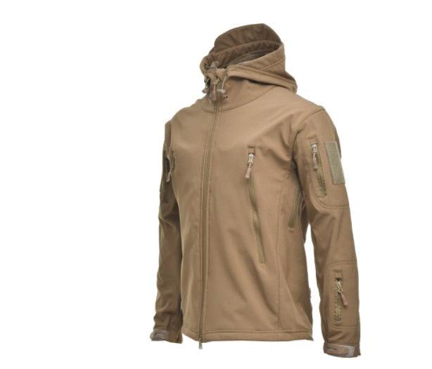 Men’s Camouflage Winter Jacket – Waterproof Hooded Windbreaker
