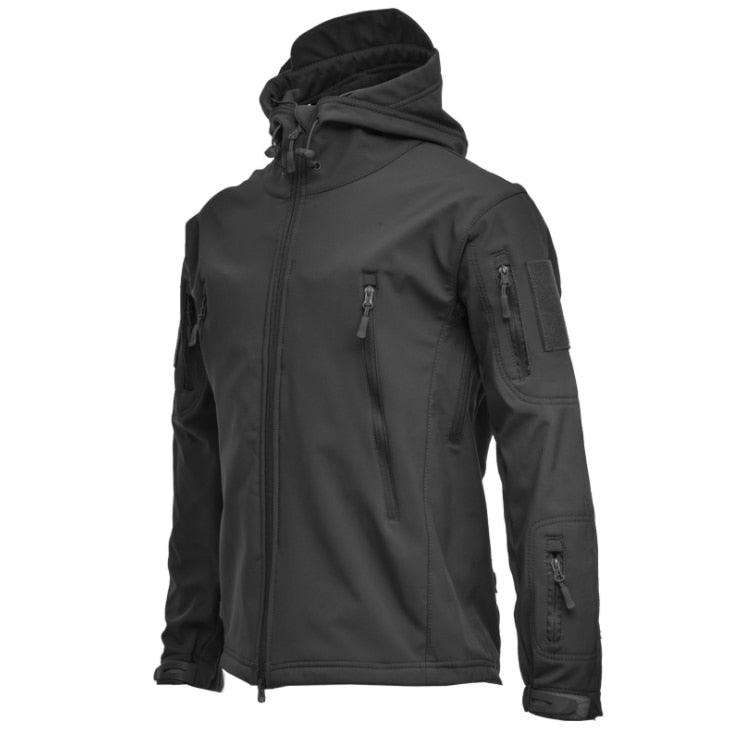 Men’s Camouflage Winter Jacket – Waterproof Hooded Windbreaker