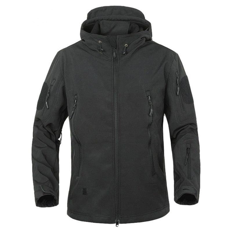 Men’s Camouflage Winter Jacket – Waterproof Hooded Windbreaker