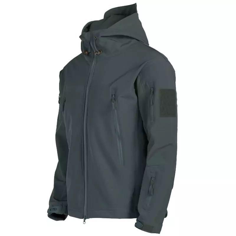 Men’s Camouflage Winter Jacket – Waterproof Hooded Windbreaker