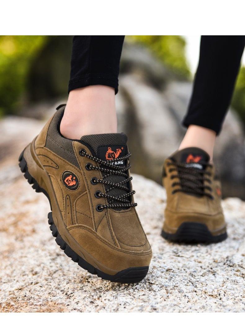 Winter Couple Outdoor Hiking Shoes Warm Lightweight Non Slip Sneakers