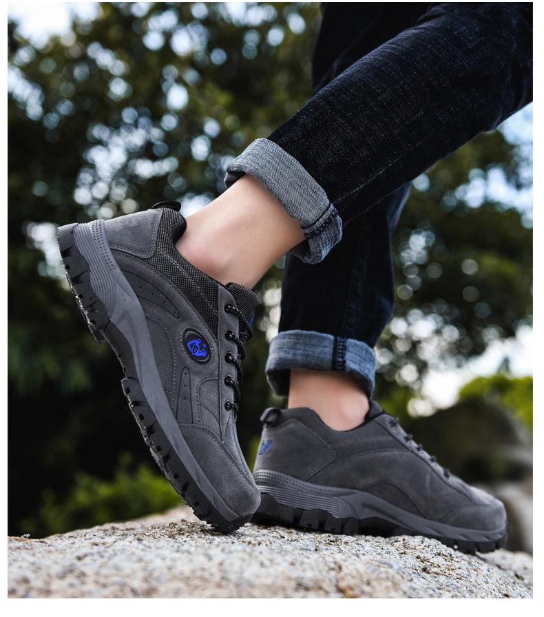 Winter Couple Outdoor Hiking Shoes Warm Lightweight Non Slip Sneakers