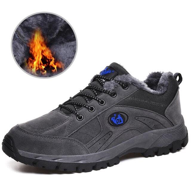 Winter Couple Outdoor Hiking Shoes Warm Lightweight Non Slip Sneakers